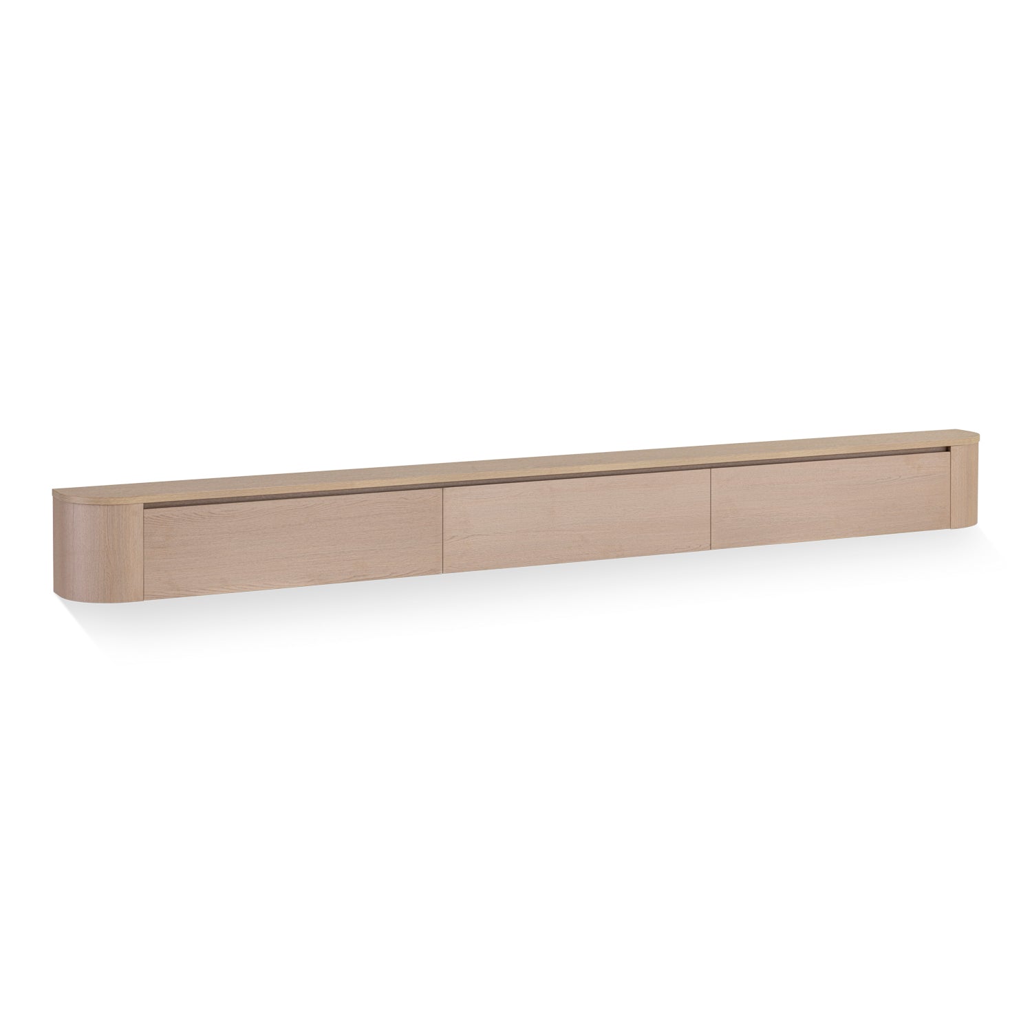 Goossens TV Meubel Licht Beige Eiken L272x D32 x H28 cm
